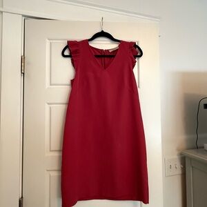 Loft pink shift Sleeveless Dress